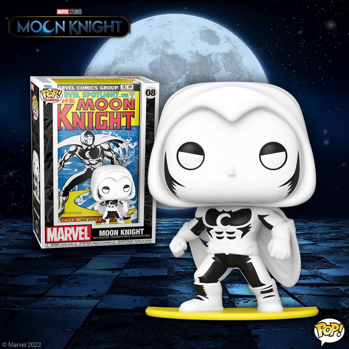Moon Knight Pop! Comic Cover Figure