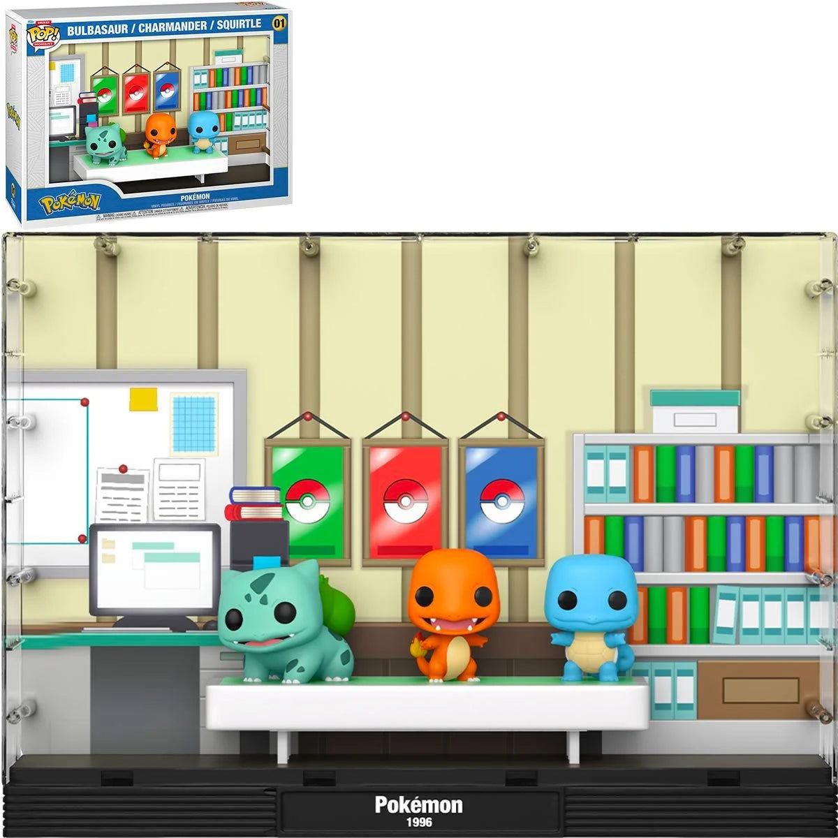 Pokemon Bulbasaur Charmander Squirtle Deluxe Funko Pop!