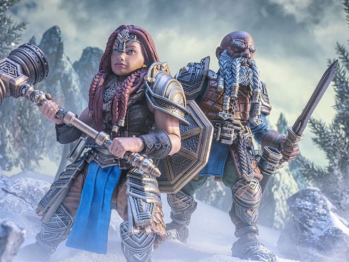 Mythic Legions: Rising Sons Exiles From Under the Mountain Figure Two-Pack