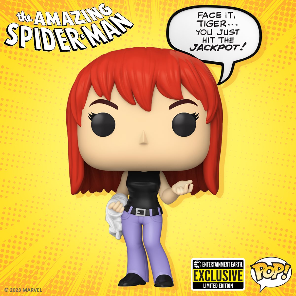 Spider-Man Mary Jane Watson Funko Pop! Vinyl Figure #1260 - Entertainment Earth Exclusive