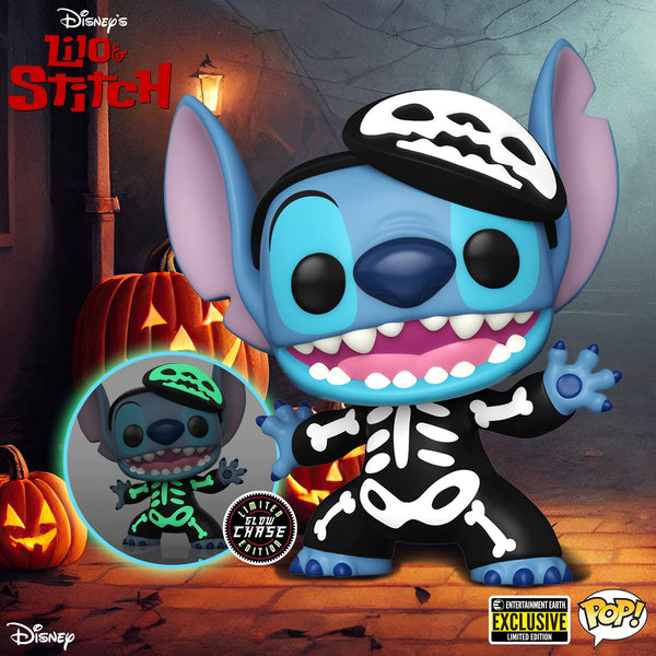 Lilo & Stitch Skeleton Stitch Funko Pop! Vinyl Figure #1234 - Entertainment Earth Exclusive