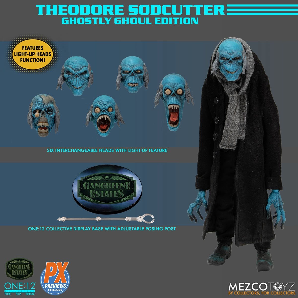 Theodore Sodcutter Ghostly Ghoul Edition One:12 Collective Action Figure