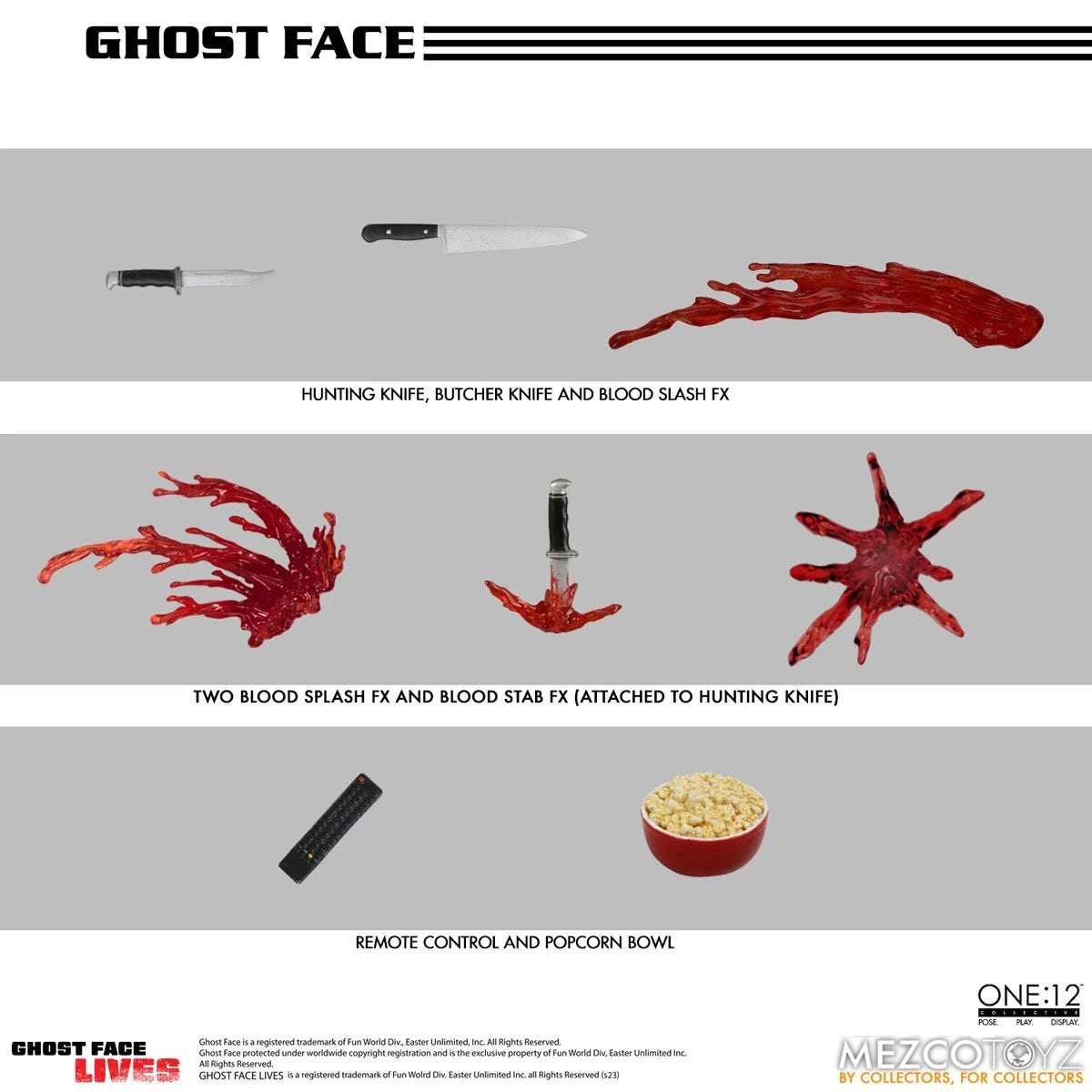 Ghost Face One:12 Collective Action Figure