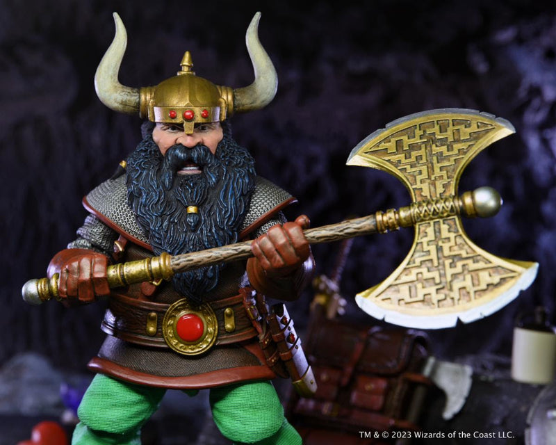 Dungeons & Dragons - 7" Scale Action Figure - Ultimate Elkhorn the Good Dwarf Fighter