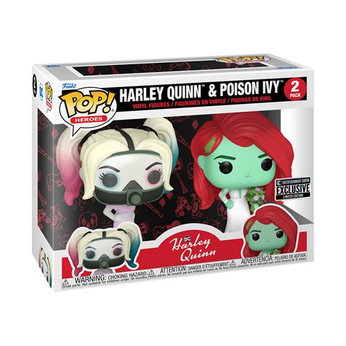 Harley Quinn and Poison Ivy Wedding Funko Pop! Vinyl Figure 2-Pack - Entertainment Earth Exclusive