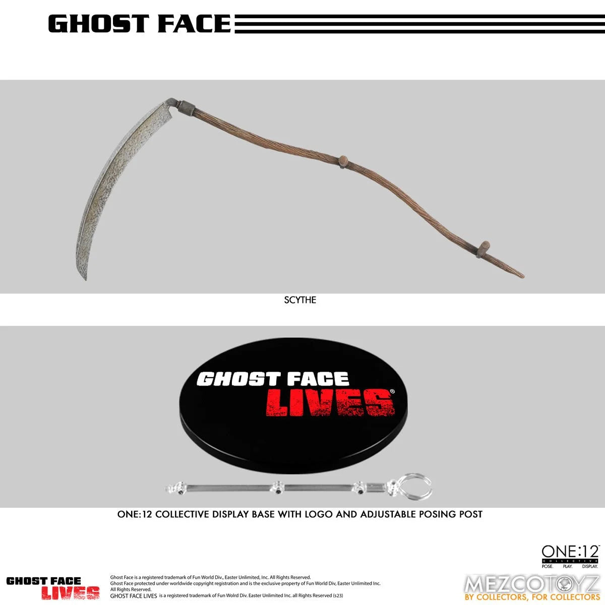 Ghost Face One:12 Collective Action Figure