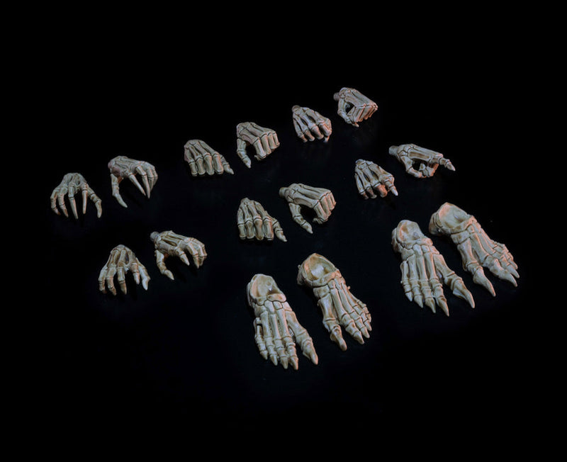 Mythic Legions Pack Manos y Pies, Esqueletos de Necronominus