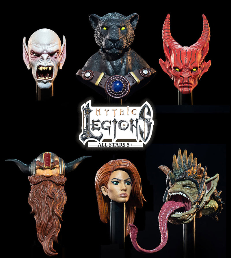Mythic Legions  All-Stars  Paquete de cabezas 1